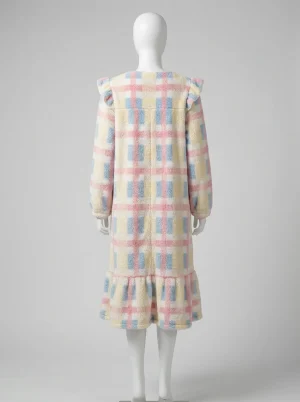 Pyjama polaire chemise de nuit flanelle ruffles étudiante - Vue 2 - Pyjama polaire