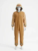 Pyjama polaire combinaison kigurumi femme ludique festif - Vue 1 - Pyjama polaire