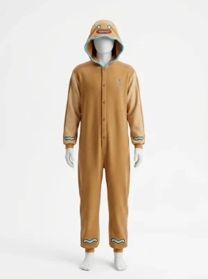Pyjama polaire combinaison kigurumi femme ludique festif - Vue 1 - Pyjama polaire