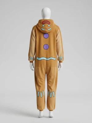 Pyjama polaire combinaison kigurumi femme ludique festif - Vue 2 - Pyjama polaire