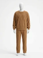 Pyjama polaire corail couple loungewear thermique cocooning - Vue 1 - Pyjama polaire