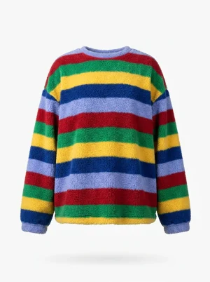 Pyjama polaire ensemble rayé style coréen quotidien femme - Vue 1 - Pyjama polaire