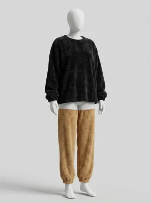 Pyjama polaire flanelle ample confort quotidien femme - Vue 2 - Pyjama polaire