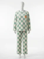 Pyjama polaire flanelle grande taille hiver confortable femme - Vue 1 - Pyjama polaire