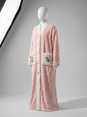 Pyjama polaire grande taille quotidien style princesse - Vue 2 - Pyjama polaire