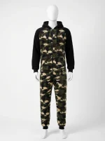 Pyjama polaire homme flanelle capuche homewear confortable - Vue 1 - Pyjama polaire