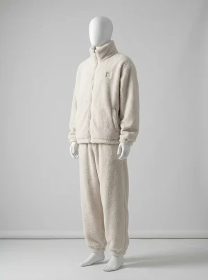 Pyjama polaire homme grande taille épais zippé décontracté - Vue 2 - Pyjama polaire