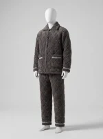 Pyjama polaire matelassé triple épaisseur homme décontracté - Vue 1 - Pyjama polaire