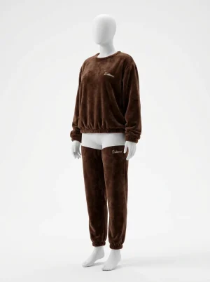 Pyjama polaire velours corail grande taille femme 6xl hiver - Vue 2 - Pyjama polaire