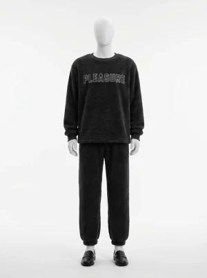 Pyjama polaire velours corail homme épais décontracté - Vue 1 - Pyjama polaire